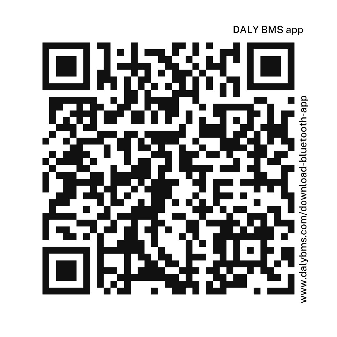 QR kód DALY BMS app 